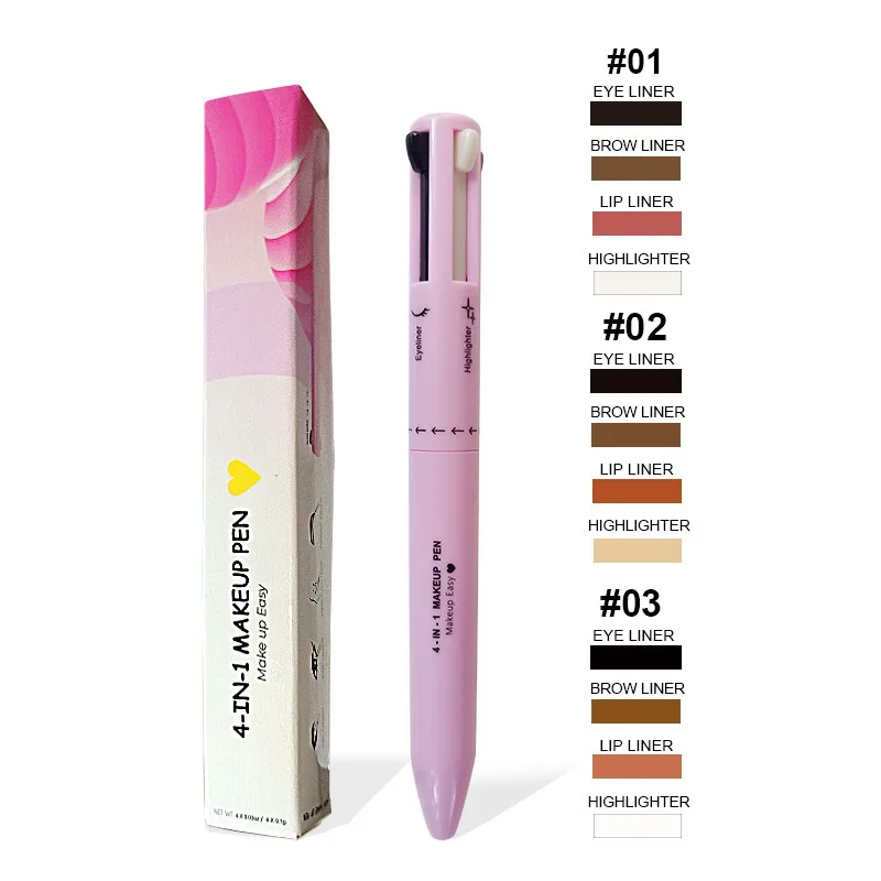 Beauty Linasi Makeup - 4 In 1 Eyebrow Pencil Lip