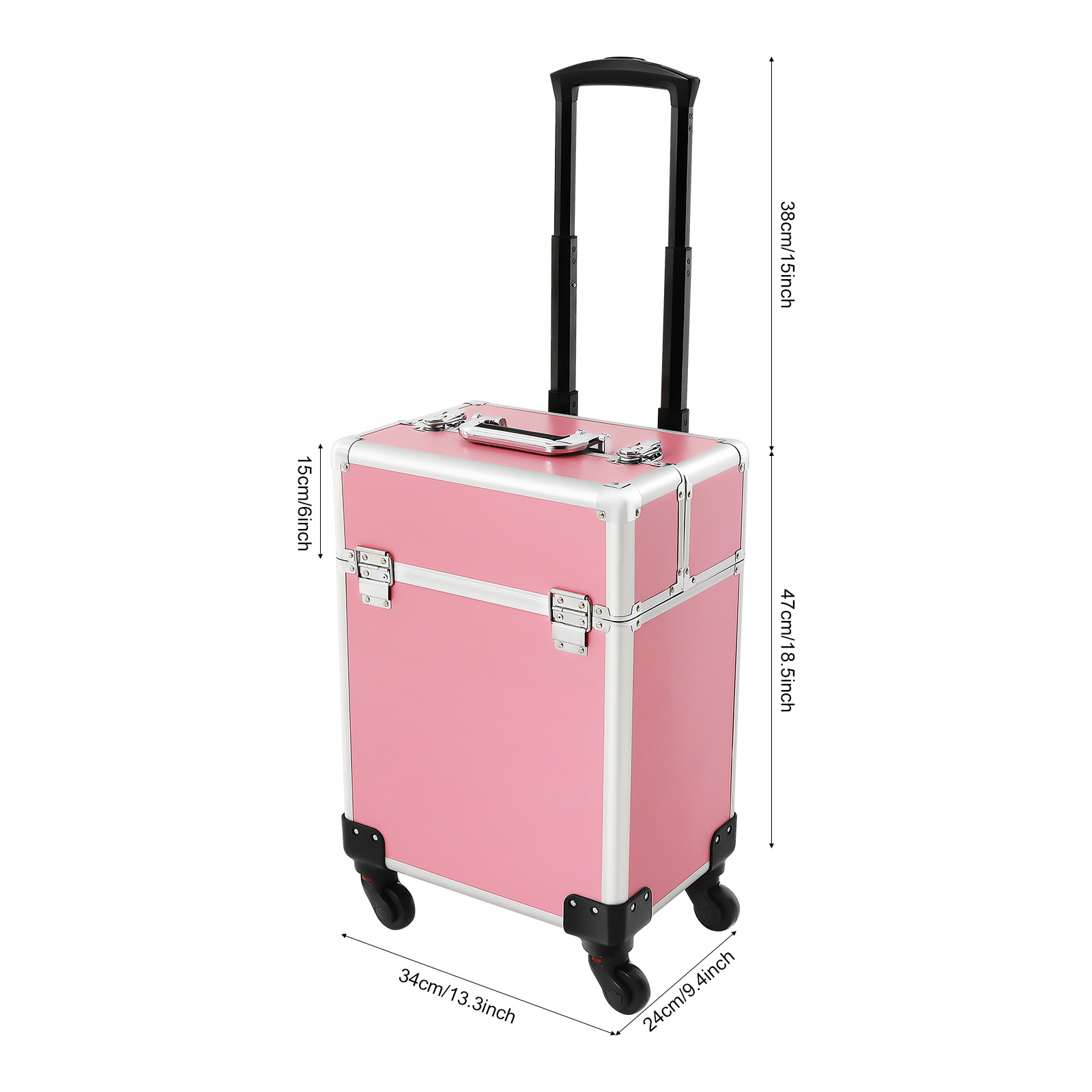Rolling Makeup Train Case Cosm - Beauty Makeup Case recension och pris