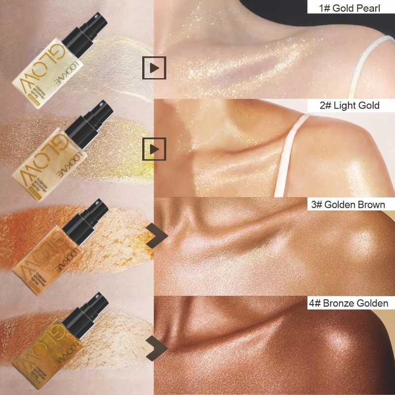 Shimmer Oil Spray Waterproof L - Body Shimmer Lotion recension och pris