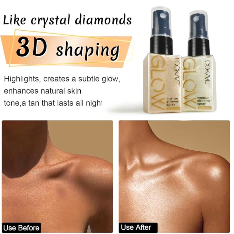 Shimmer Oil Spray Waterproof L - Body Shimmer Lotion recension och pris