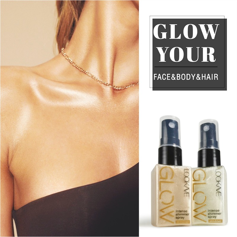 Shimmer Oil Spray Waterproof L - Body Shimmer Lotion recension och pris