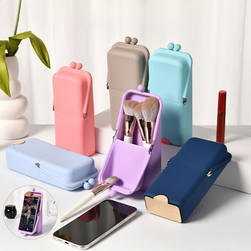 1pcs Silicone Makeup Brush Sto - Beauty Preservation Makeup Bag recension och pris