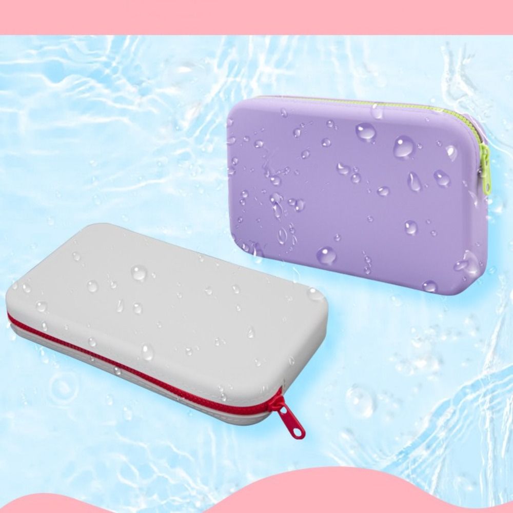 Small Square Silicone Cosmetic - Beauty Preservation Makeup Bag recension och pris