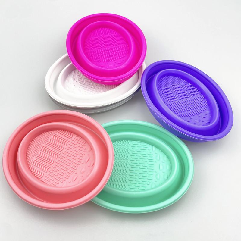 Folding Powder Puff Cleaning B - Makeup Brush Set recension och pris