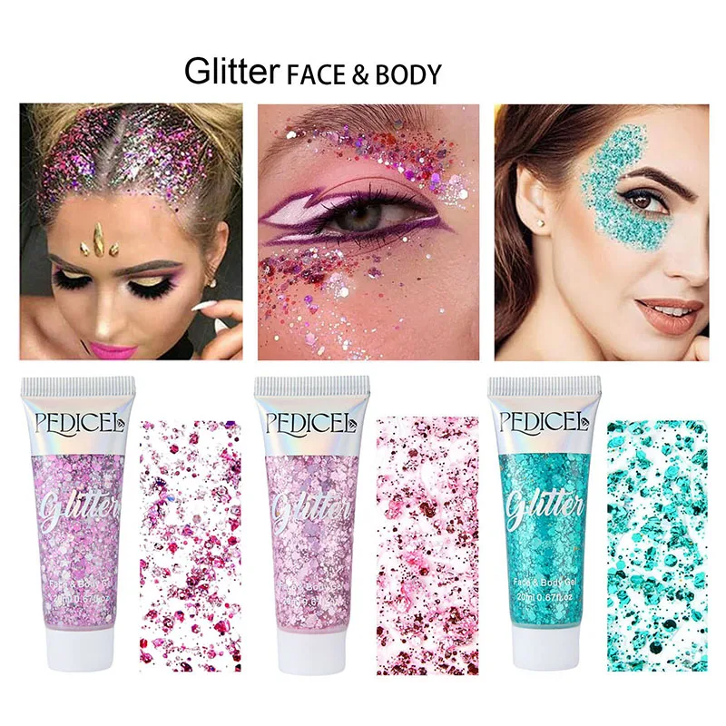 Eye Glitter Nail Hair Body Fac - Body Shimmer Lotion recension och pris
