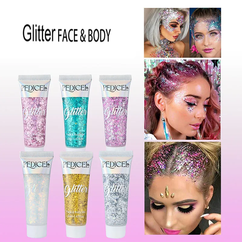 Eye Glitter Nail Hair Body Fac - Body Shimmer Lotion recension och pris