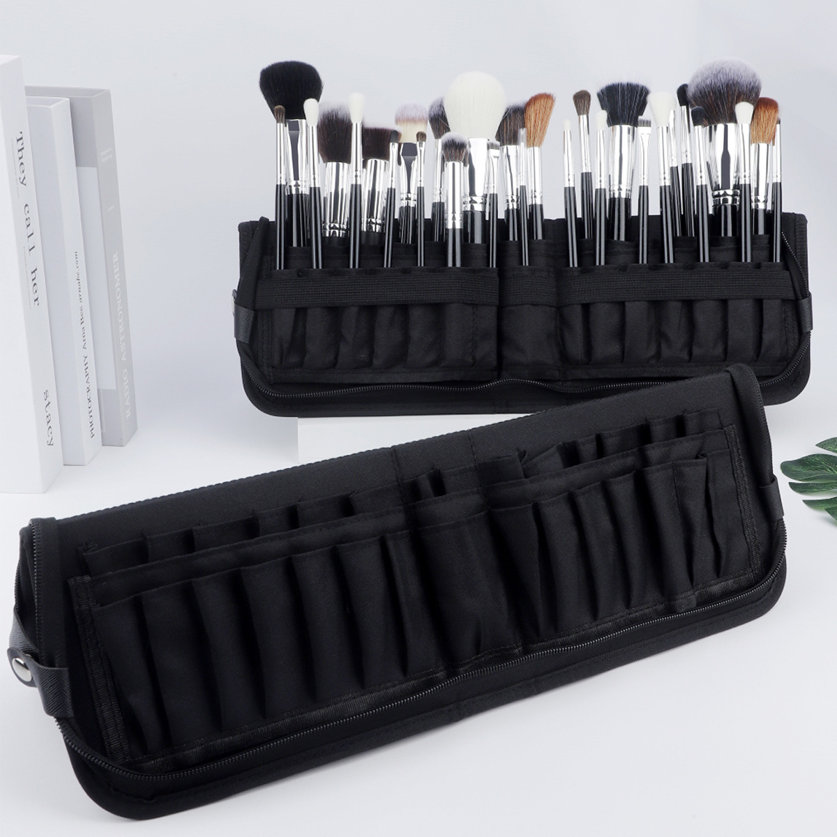 29 Holes Makeup Brush Organize - Beauty Preservation Makeup Bag recension och pris