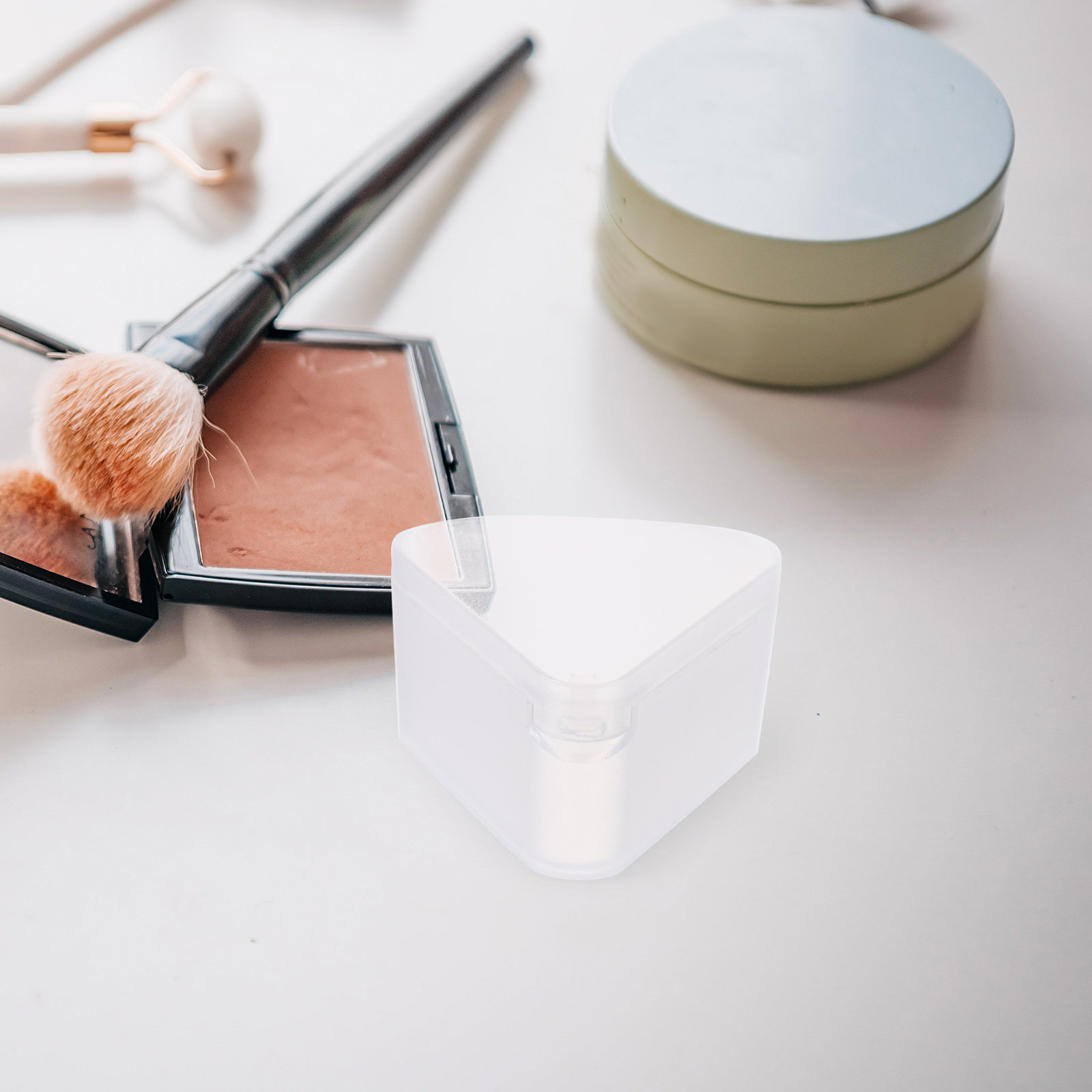 6Pcs Triangle Powder Puff Case - Beauty Makeup Case recension och pris