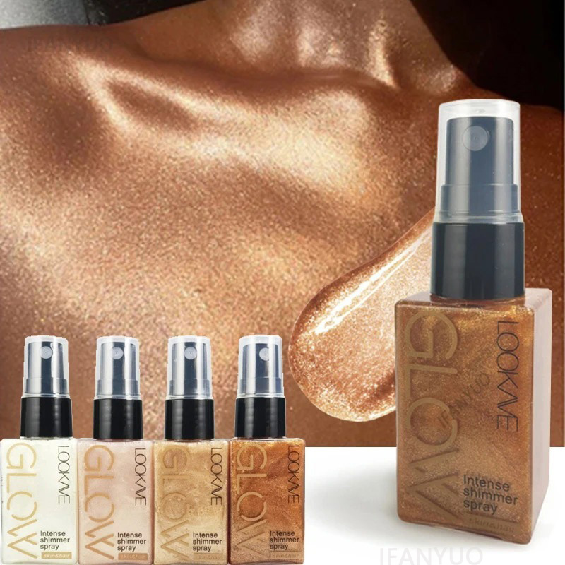 Pearlescent Glitter Spray Shim - Body Shimmer Lotion recension och pris