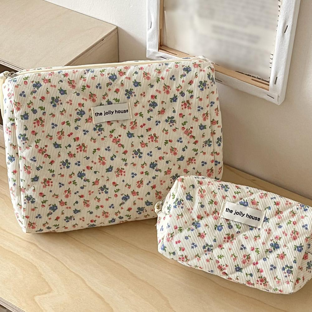 Vintage Floral Quilted Makeup  - Beauty Preservation Makeup Bag recension och pris