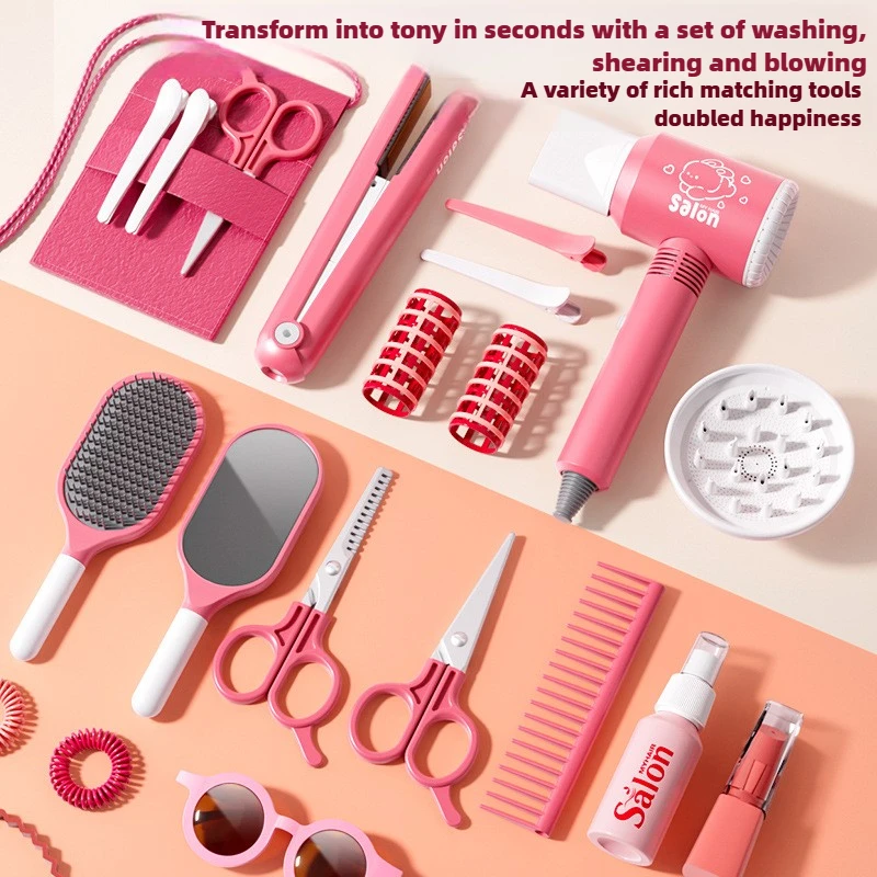 Girls Beauty Salon Set Kids Ha - Beauty Makeup For Kids recension och pris