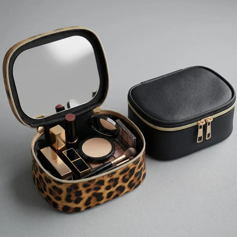 2026 New Makeup Bag with Mirro - Beauty Preservation Makeup Bag recension och pris