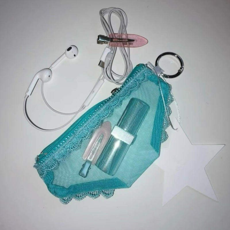 Briefs Shape Lace Trim Makeup  - Beauty Preservation Makeup Bag recension och pris