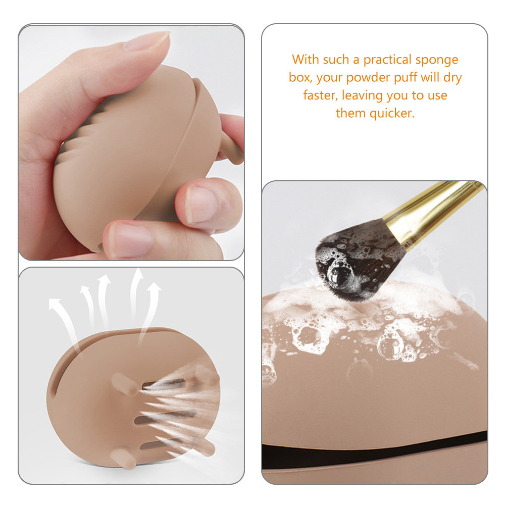 Premium Silicone Makeup Sponge - Beauty Makeup Case recension och pris