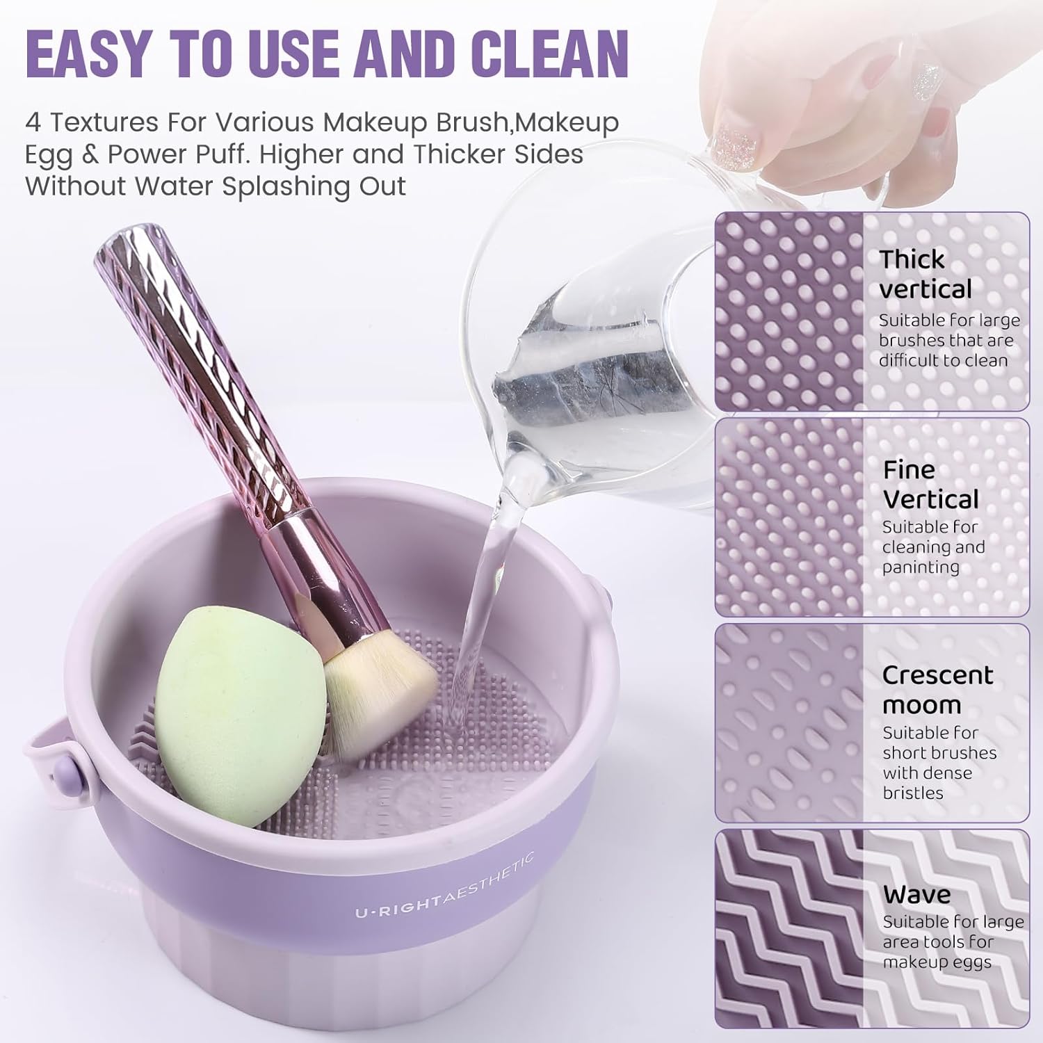 Makeup Brush Cleaning Bowl Bea - Makeup Brush Set recension och pris