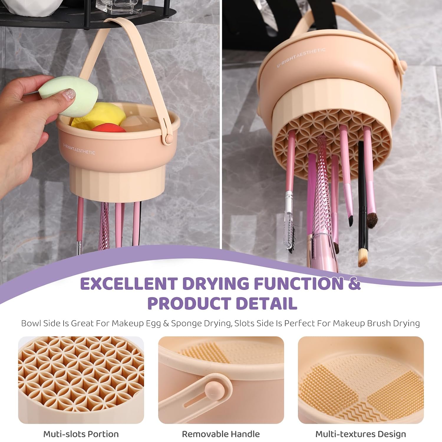 Makeup Brush Cleaning Bowl Bea - Makeup Brush Set recension och pris
