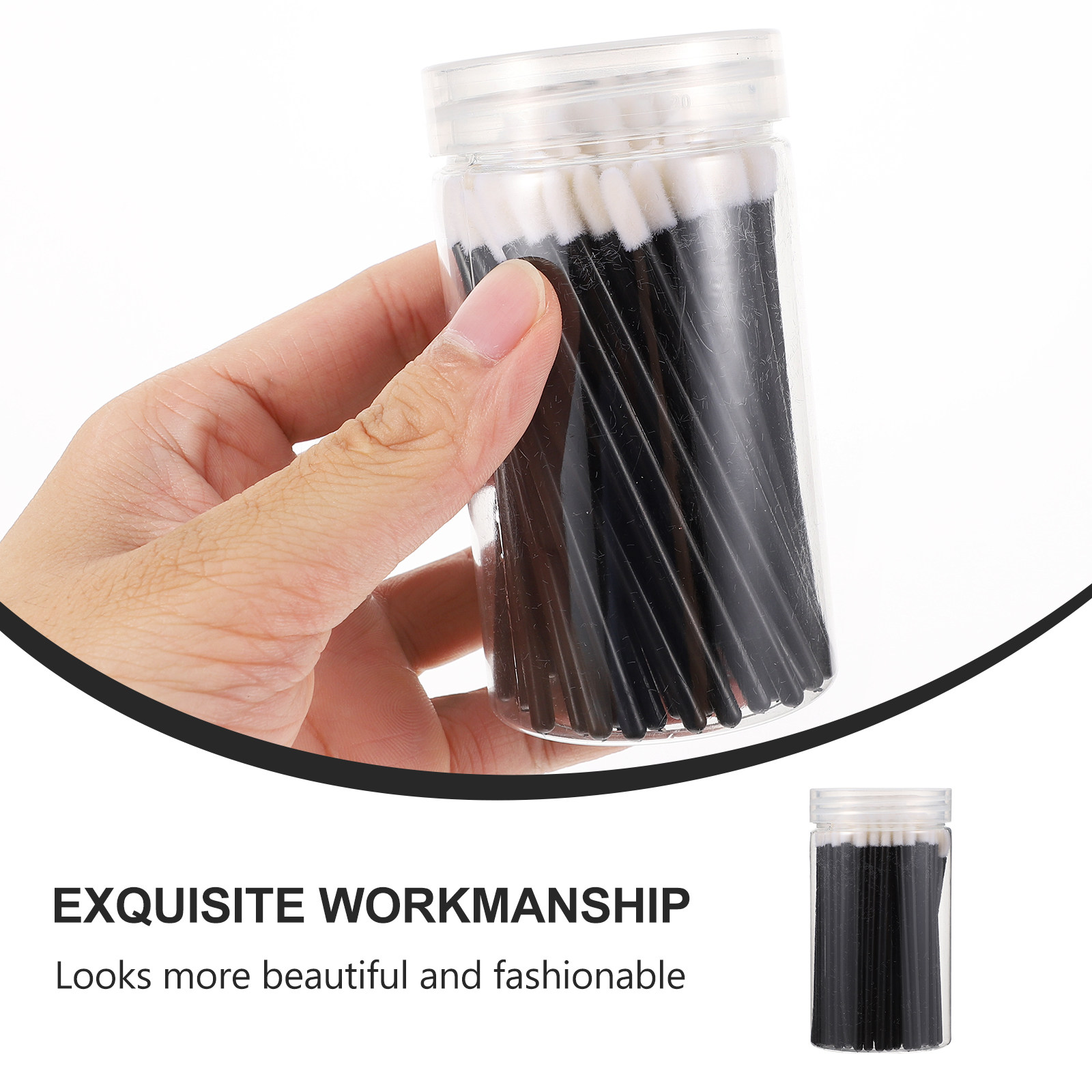 100Pcs Plastic Lip Brush Set f - Makeup Brush Set recension och pris