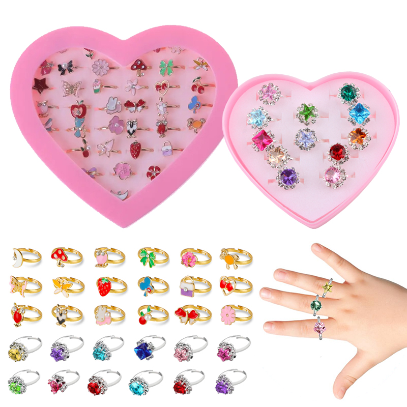 Children Rings Adjustable Exqu - Beauty Makeup For Kids recension och pris