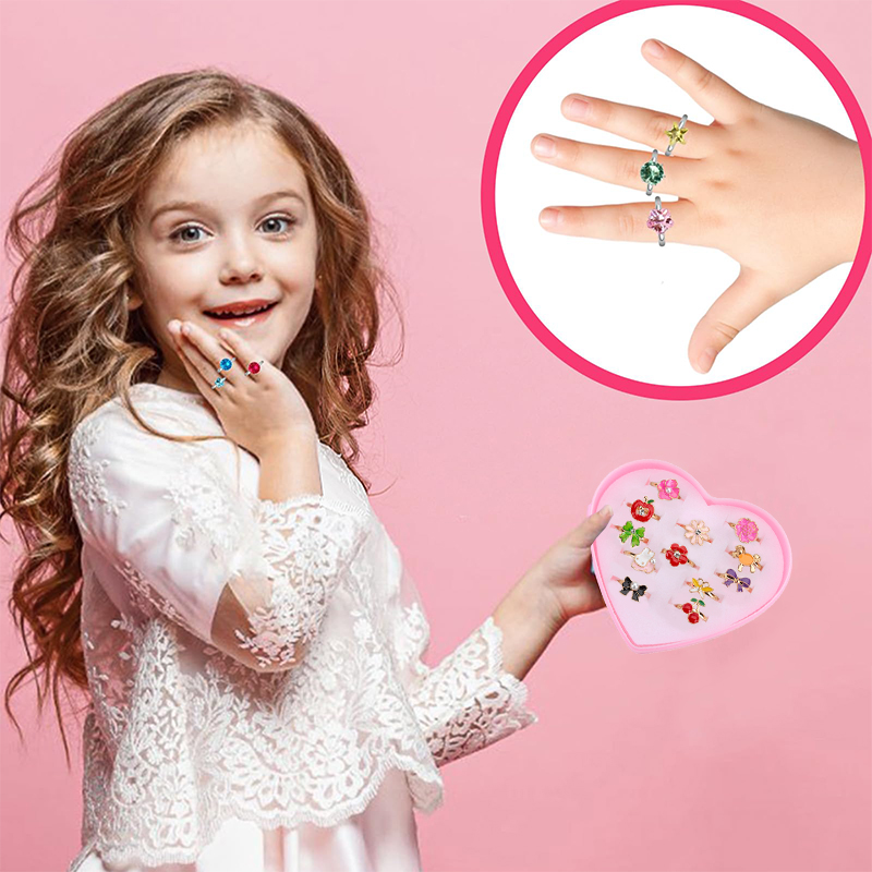Children Rings Adjustable Exqu - Beauty Makeup For Kids recension och pris