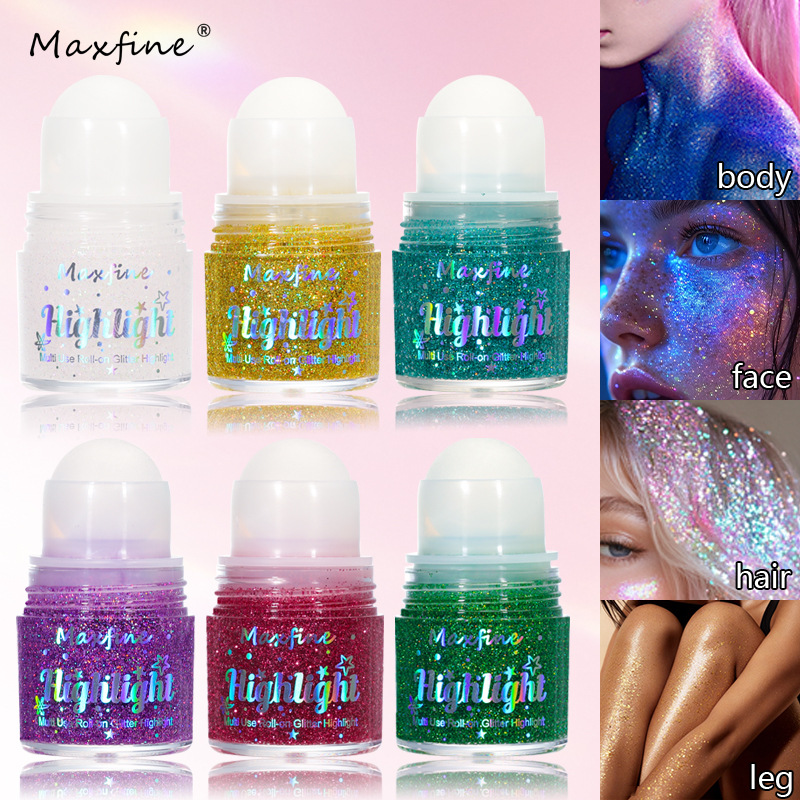 Roll-on Glitter Highlight Mult - Body Shimmer Lotion recension och pris
