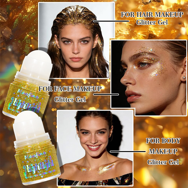 Roll-on Glitter Highlight Mult - Body Shimmer Lotion recension och pris