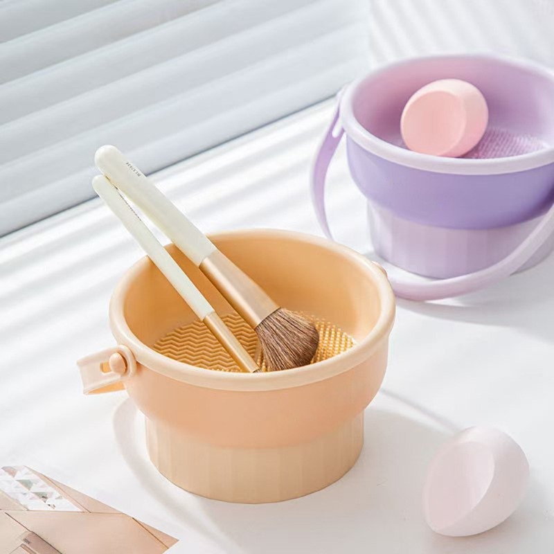 Silicone Makeup Brush Washball - Makeup Brush Set recension och pris