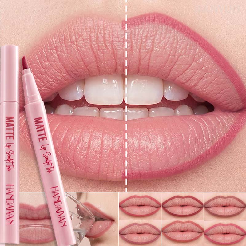 6 Colors Lip Liner Pen Long-La - Beauty Linasi Makeup recension och pris