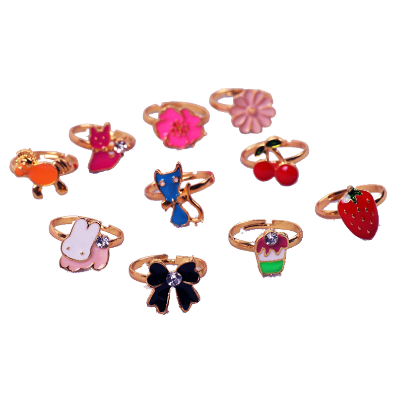 10/20 pcs Children Cute Ring A - Beauty Makeup For Kids recension och pris