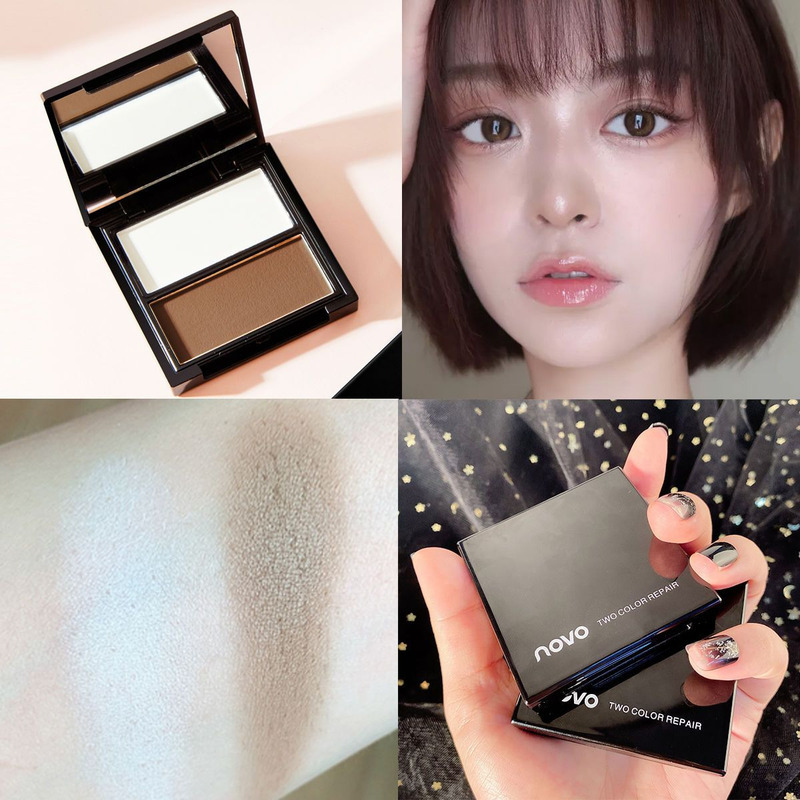 NOVO Two Tone Makeup Disc Powd - Beauty Makeup Novo recension och pris