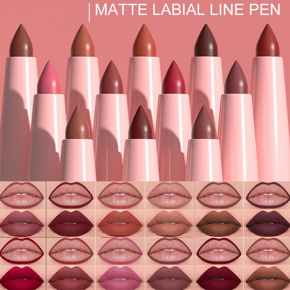 6 Color Lip Liner Pen Set ,Wat - Beauty Linasi Makeup recension och pris