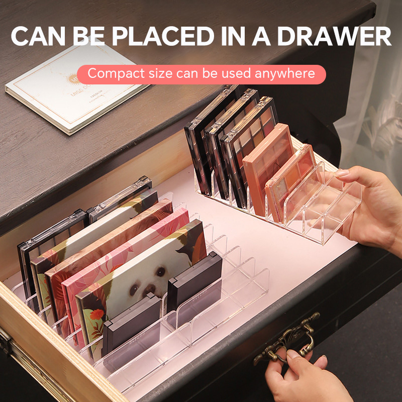 7 Grids Acrylic Table Cosmetic - Beauty Makeup Case recension och pris