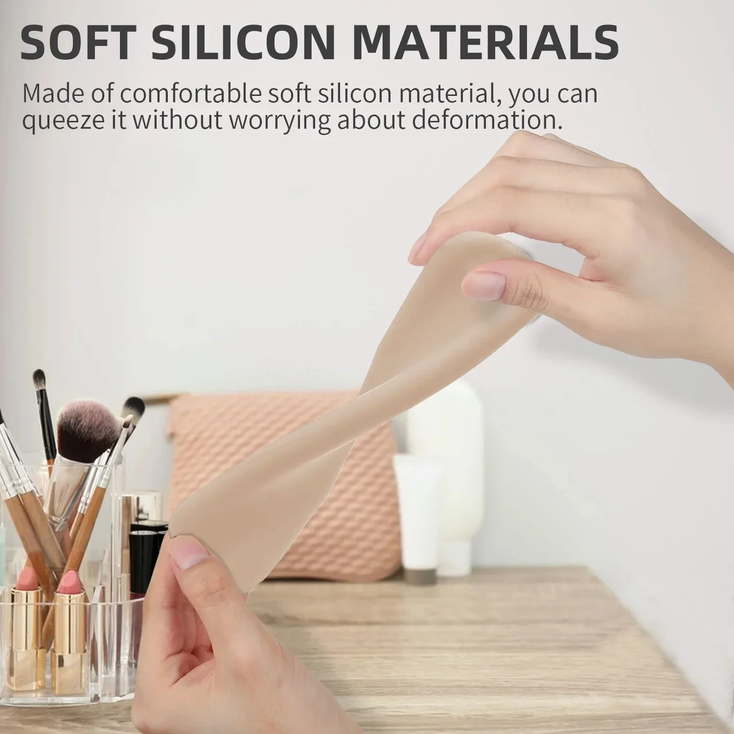 Travel Makeup Brush Holder Sil - Beauty Makeup Case recension och pris