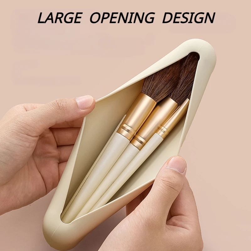 Travel Makeup Brush Holder Sil - Beauty Makeup Case recension och pris