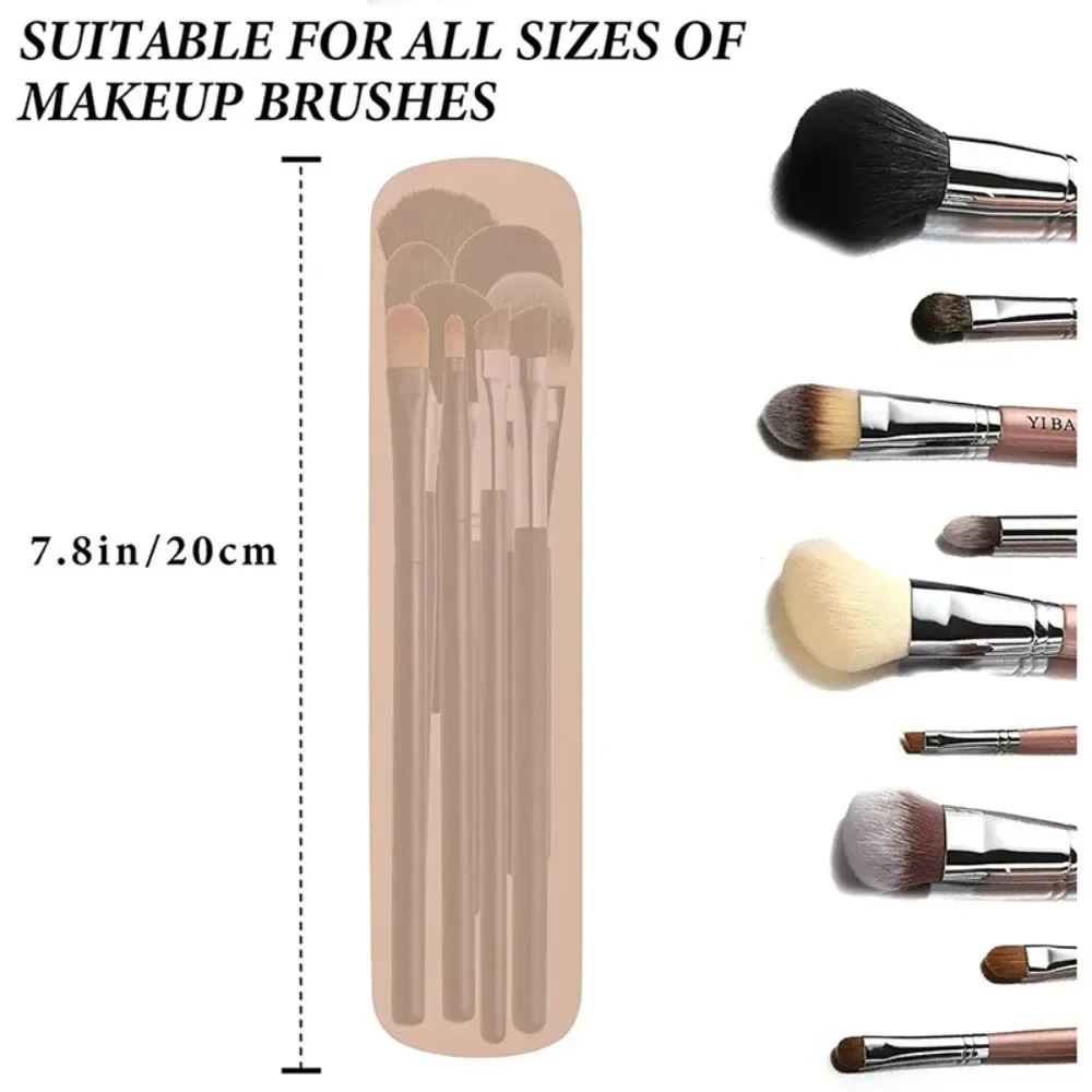 Travel Makeup Brush Holder Sil - Beauty Makeup Case recension och pris